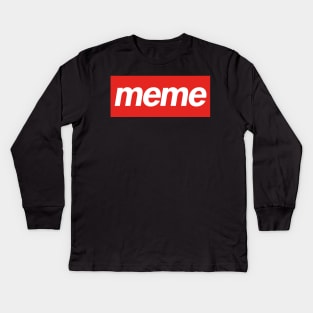 MEME Kids Long Sleeve T-Shirt